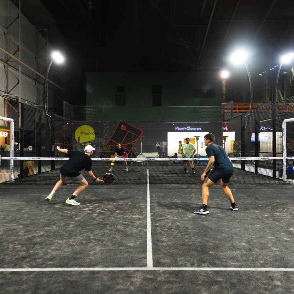 Bay Padel Treasure Island indoor padel court