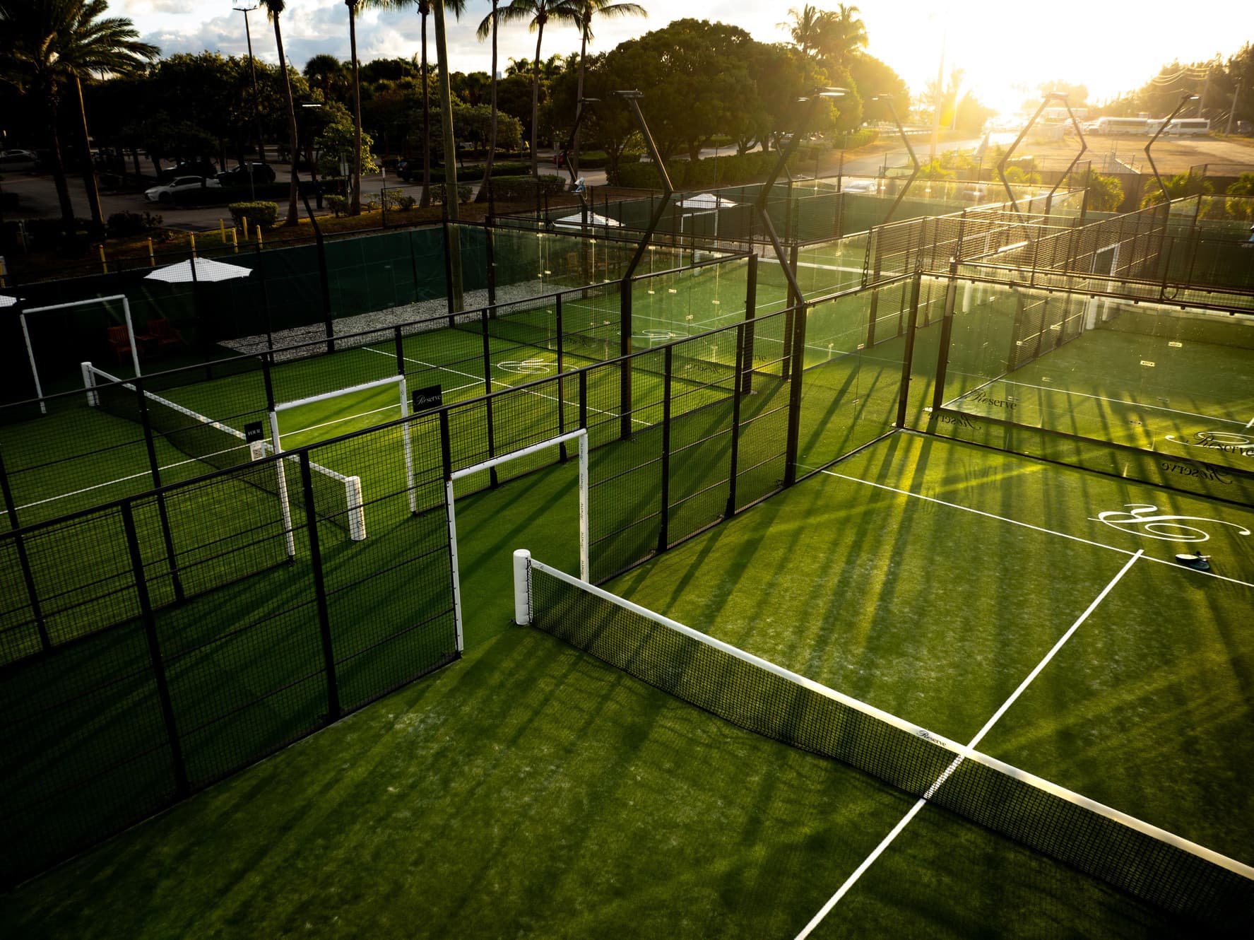 Reserve Padel Seaplane Base court and waterfront club preview